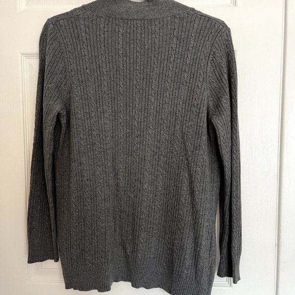 Laura Scott Petite gray cardigan - Picture 5 of 5